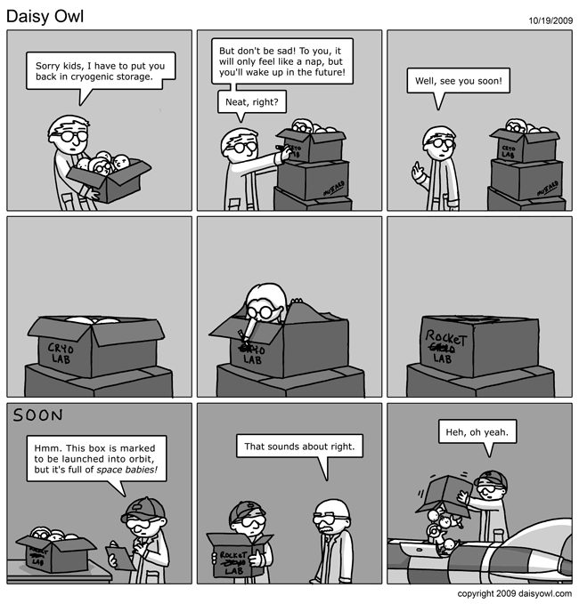 That's basically how space babies work.