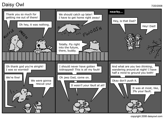 Daisy has a pretty accurate blameometer.